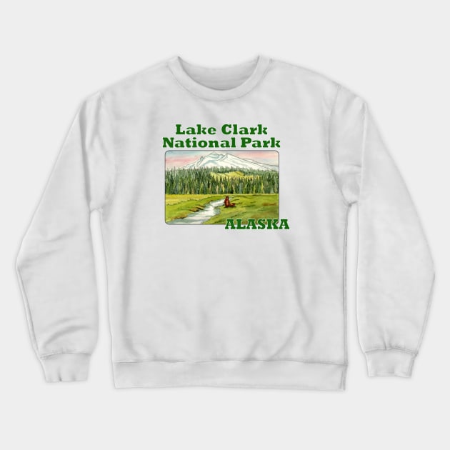 Lake Clark National Park, Alaska Crewneck Sweatshirt by MMcBuck